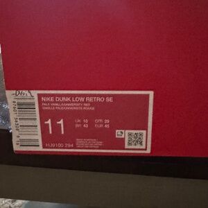 Men’s Nike dunk low retro se